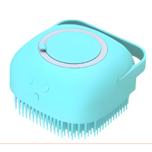 2 in 1 Silicone Bath Body Brush with Soap Dispenser