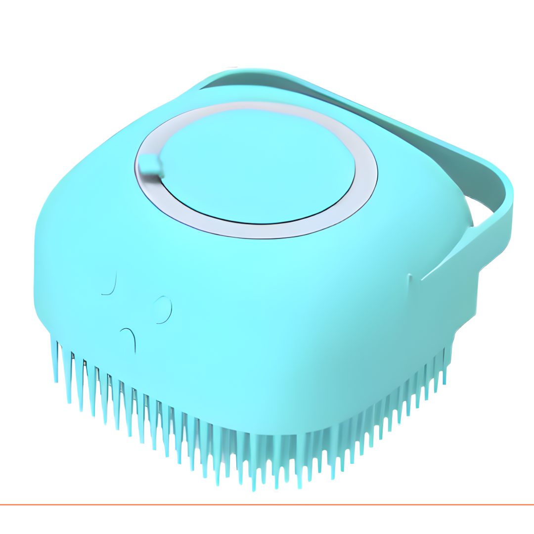 2 in 1 Silicone Bath Body Brush with Soap Dispenser