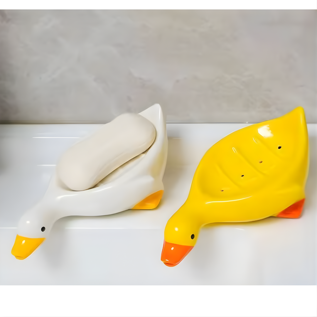 Duck Shape Quick Drain Soap Holder - Image 2