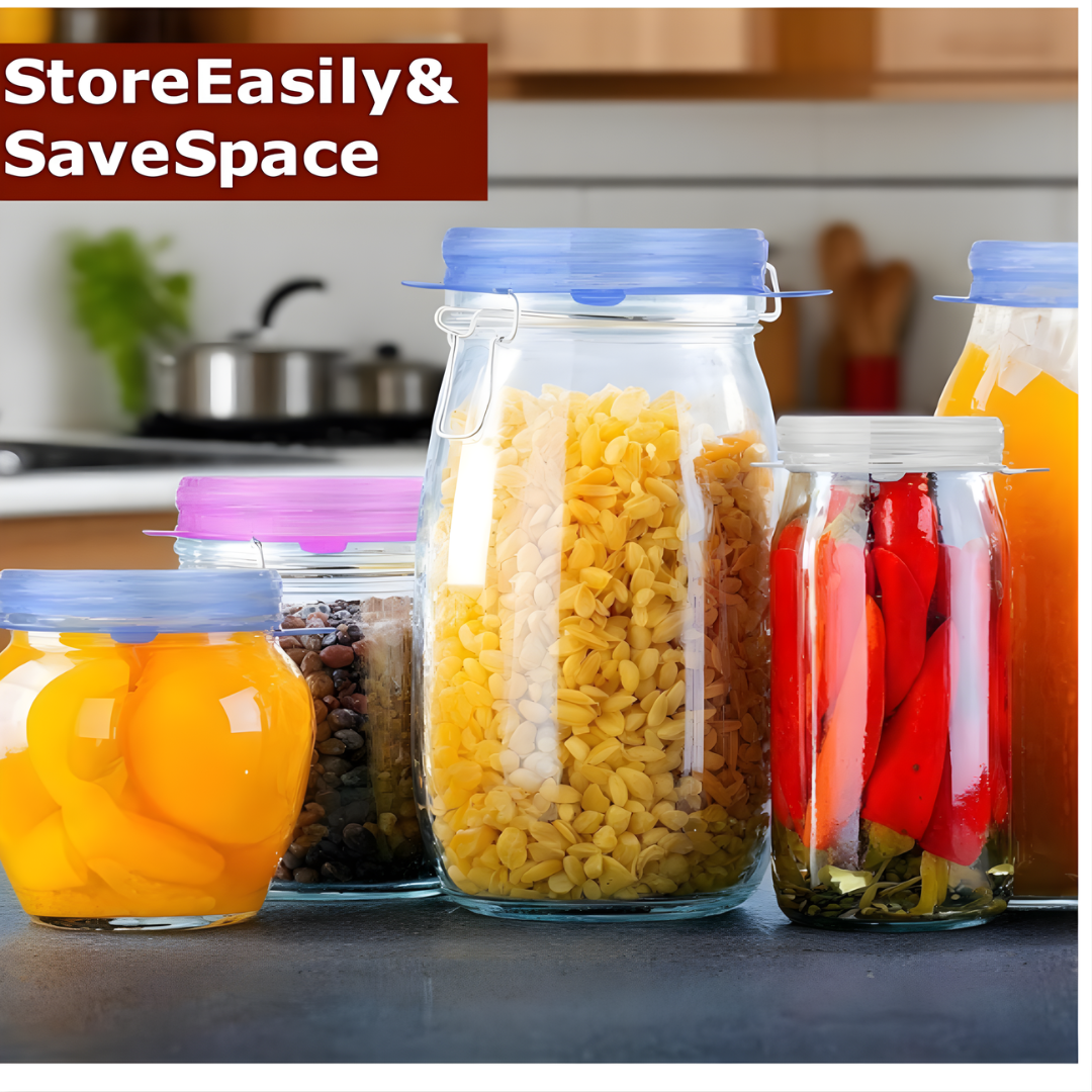 6 PCS Silicone Stretch Lids Food Covers - Image 7