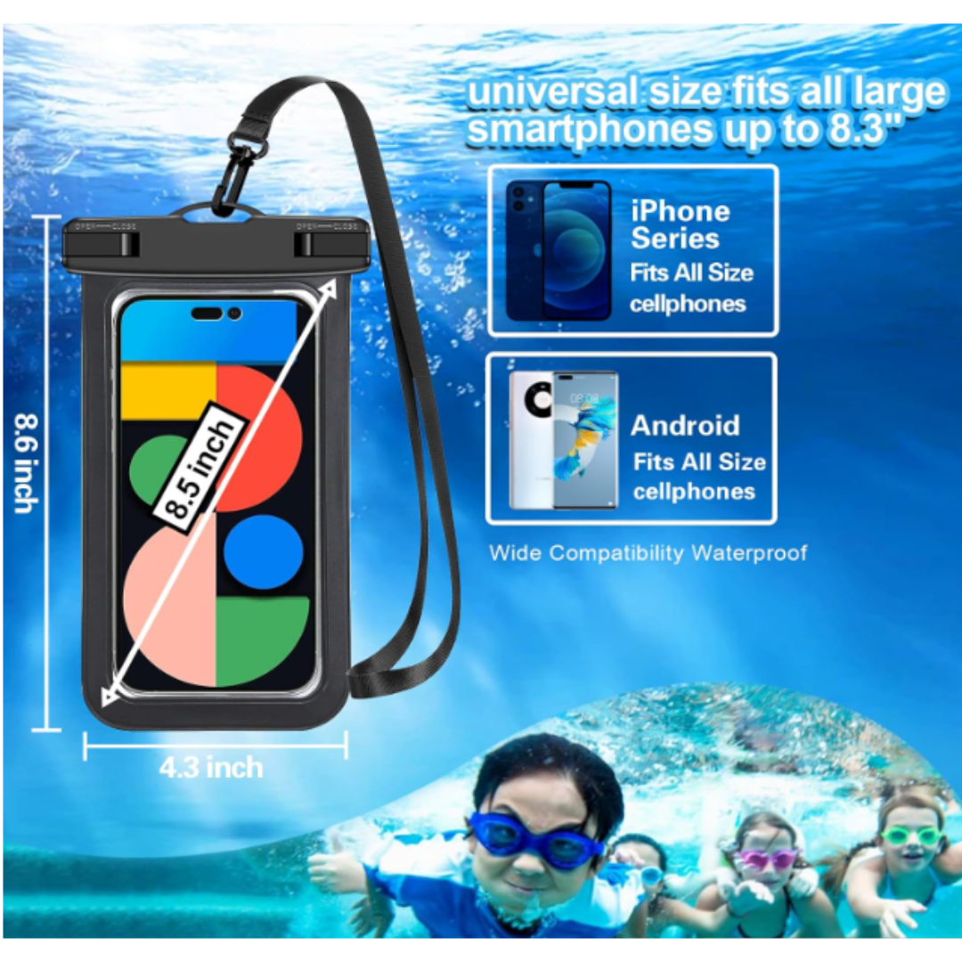 Universal Waterproof Mobile Pouch Case for All iOS & Android Phones - Image 8