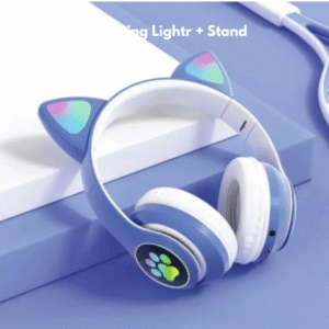 Cat Ear Wireless Bluetooth Headphones with LED Lights