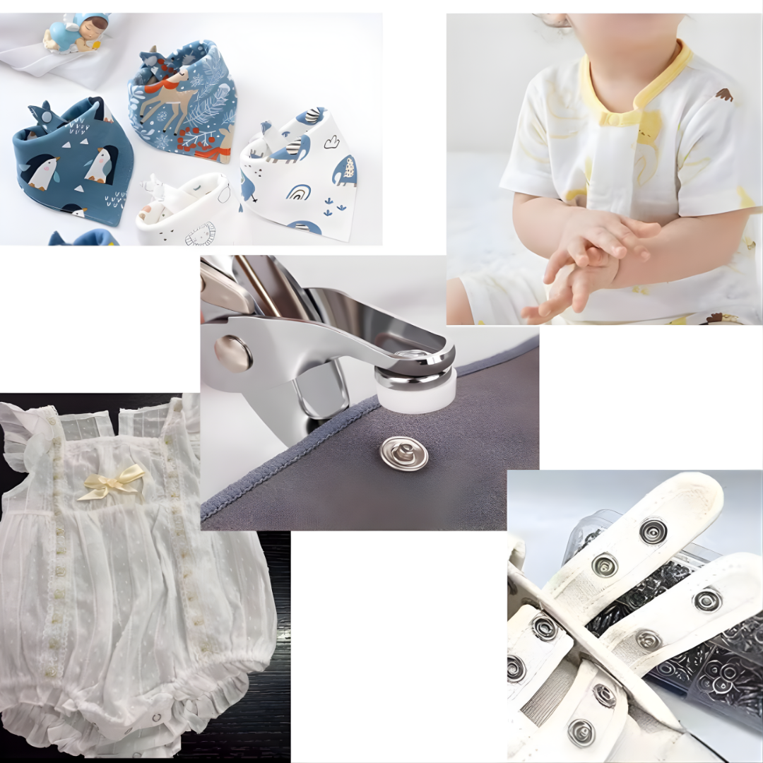 Metal Snap Button Press Plier Kit with 50 Pcs Snap Buttons - Image 6