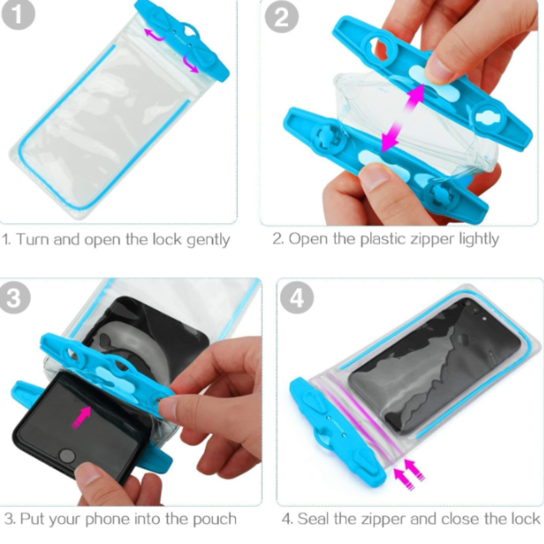 Universal Waterproof Mobile Pouch Case for All iOS & Android Phones - Image 5