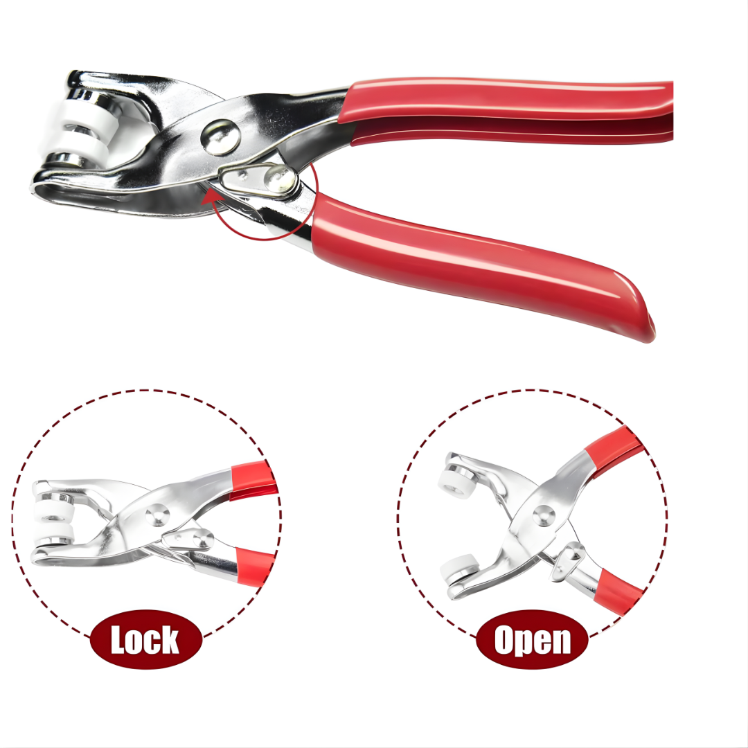 Metal Snap Button Press Plier Kit with 50 Pcs Snap Buttons - Image 2
