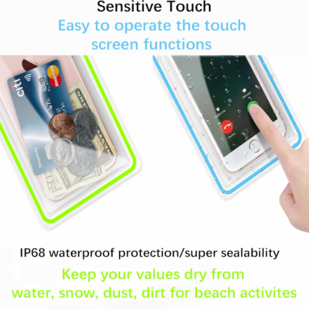 Universal Waterproof Mobile Pouch Case for All iOS & Android Phones - Image 2