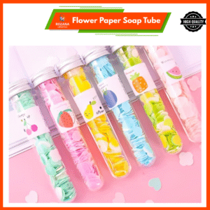 Portable Flower Paper Soap Tube