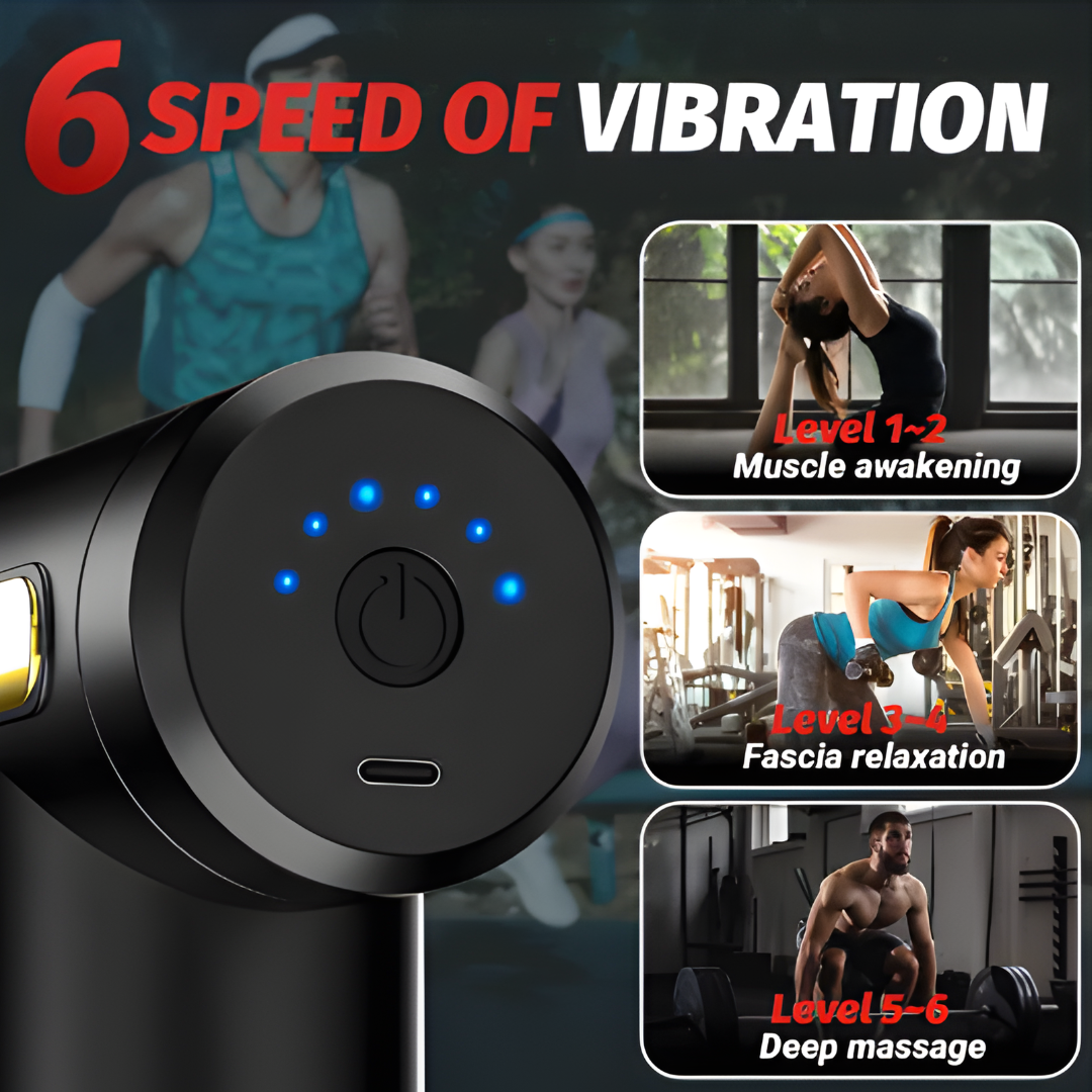 Ultra 5 in 1 Massager Gun-Rechargeable - Image 5